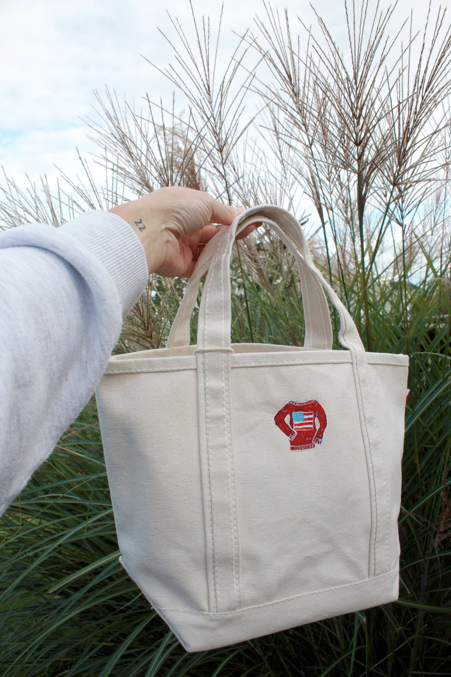 American Knit Hand Painted Shore Bag