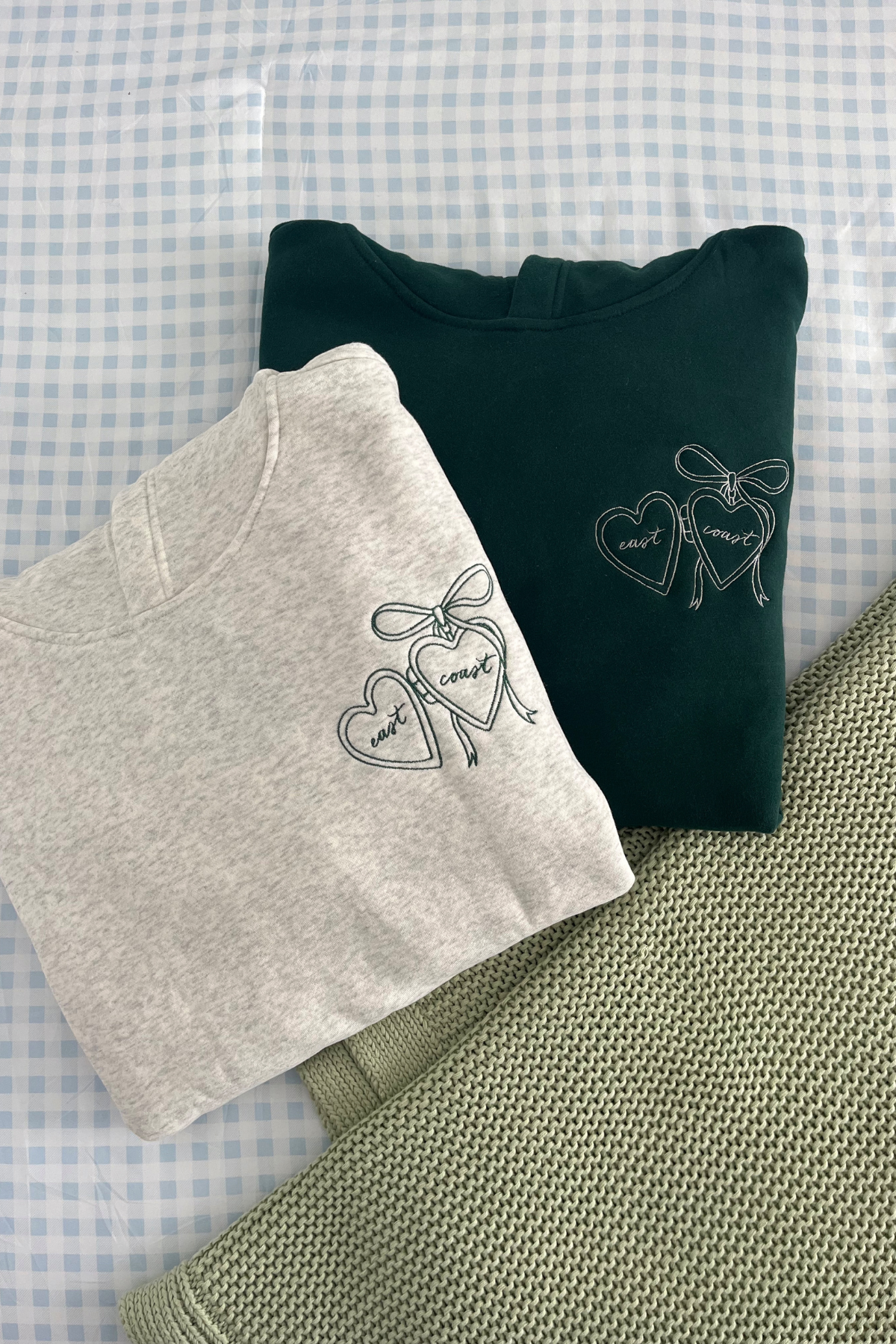 Love Letter to the East Coast Hoodie - Gray