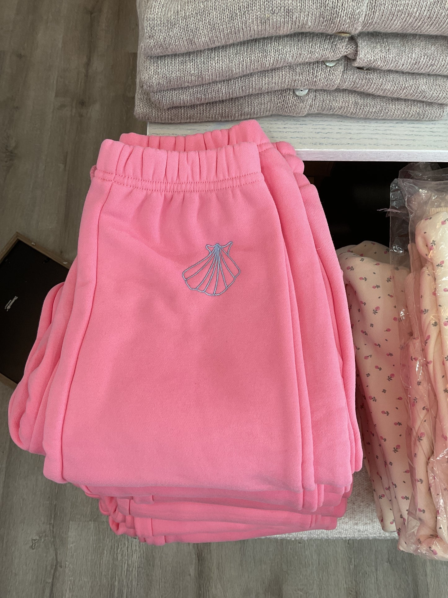 Pink Shell Joggers