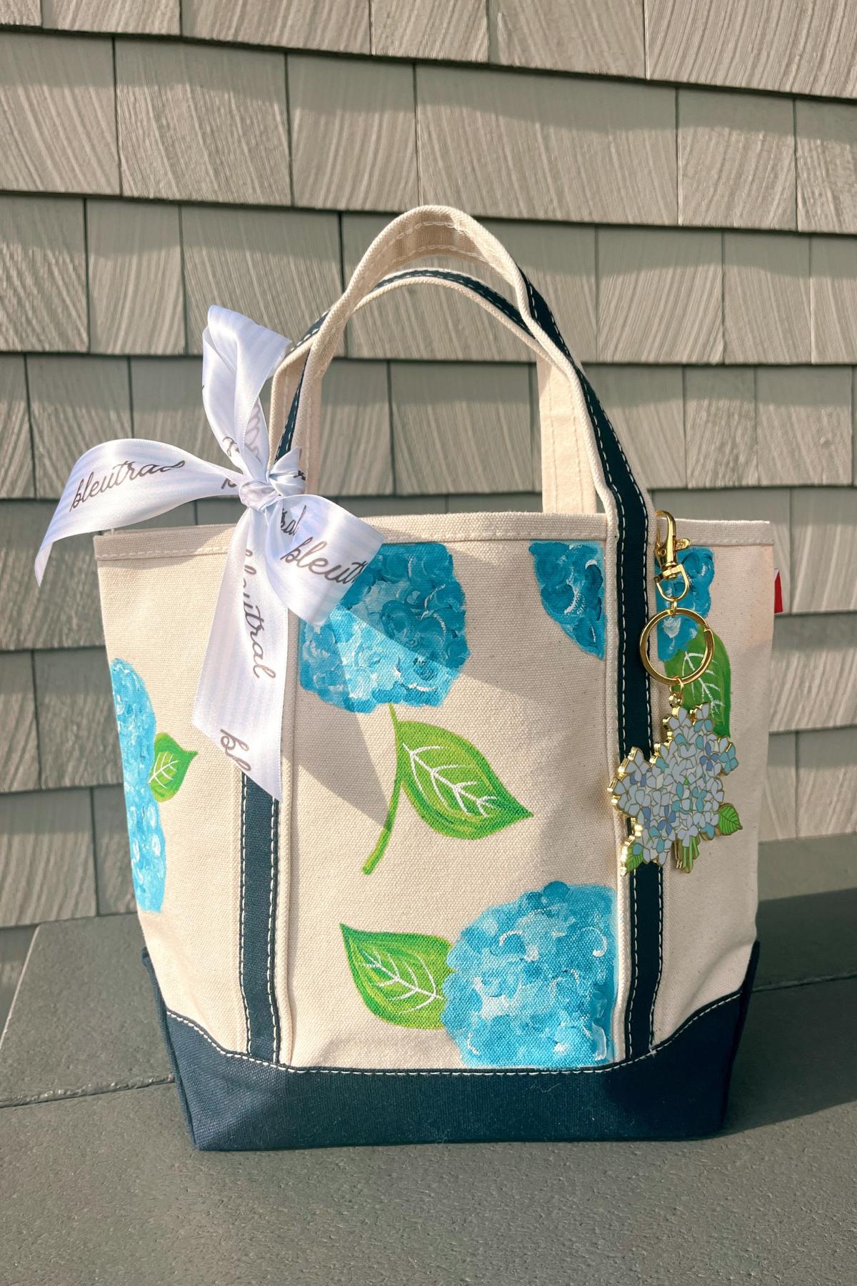 Hydrangea Hand Painted Tote