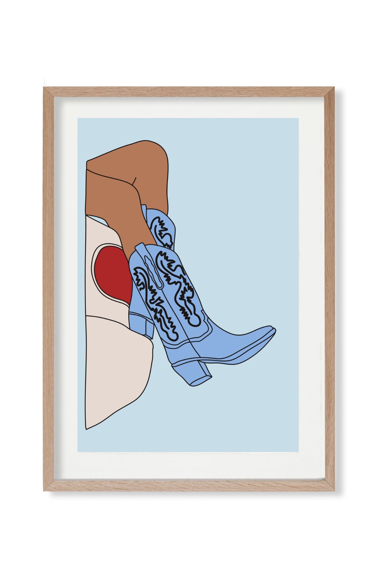 Cowgirl Tailgate Print