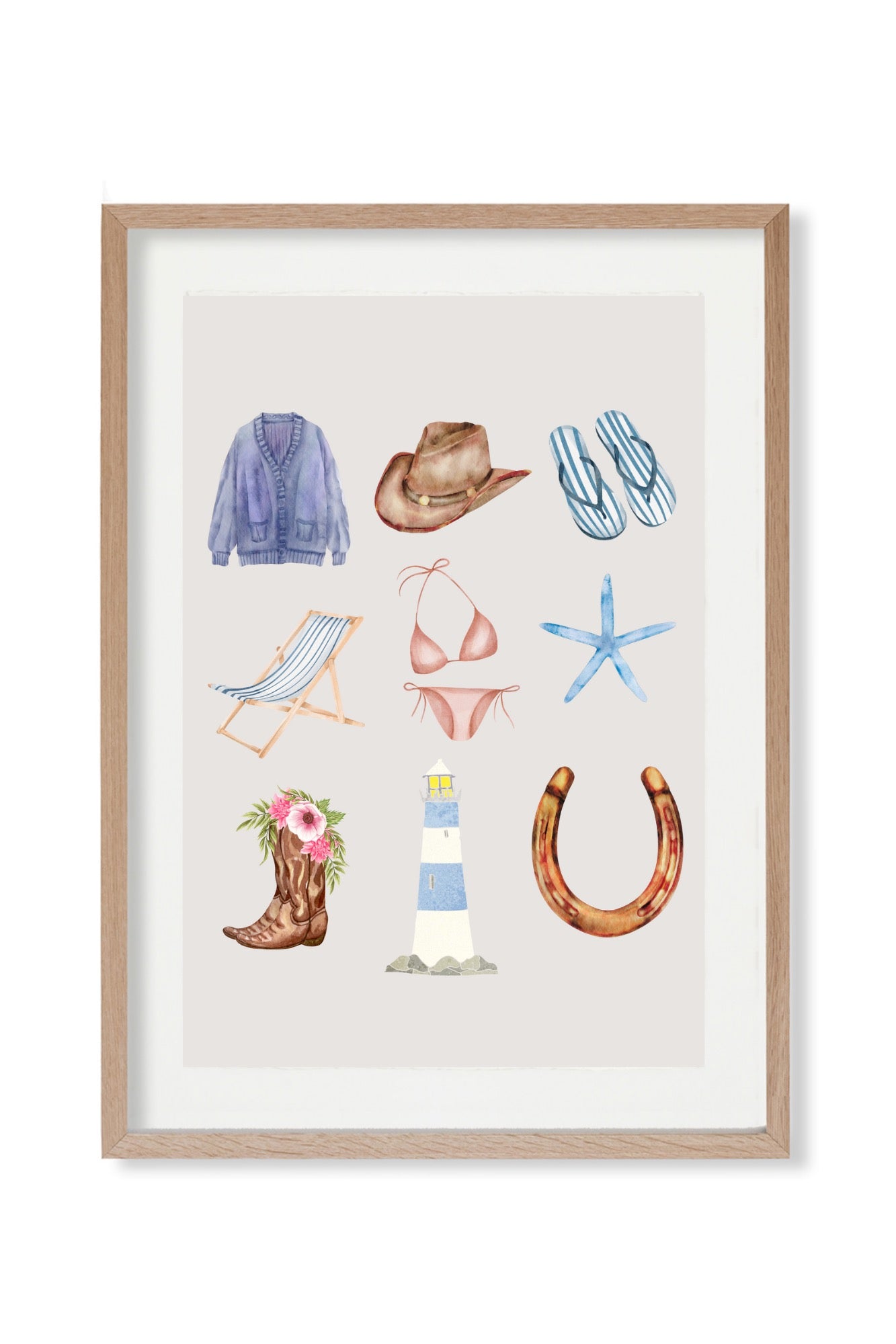 The Coastal Cowgirl Print