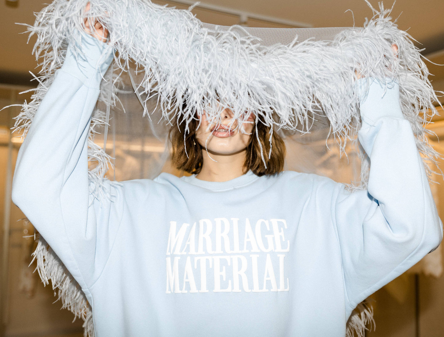 Marriage Material Oversized Crewneck