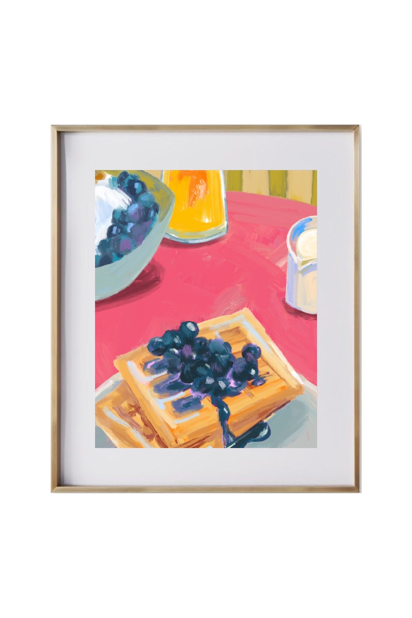 Blueberry Waffles 8x10