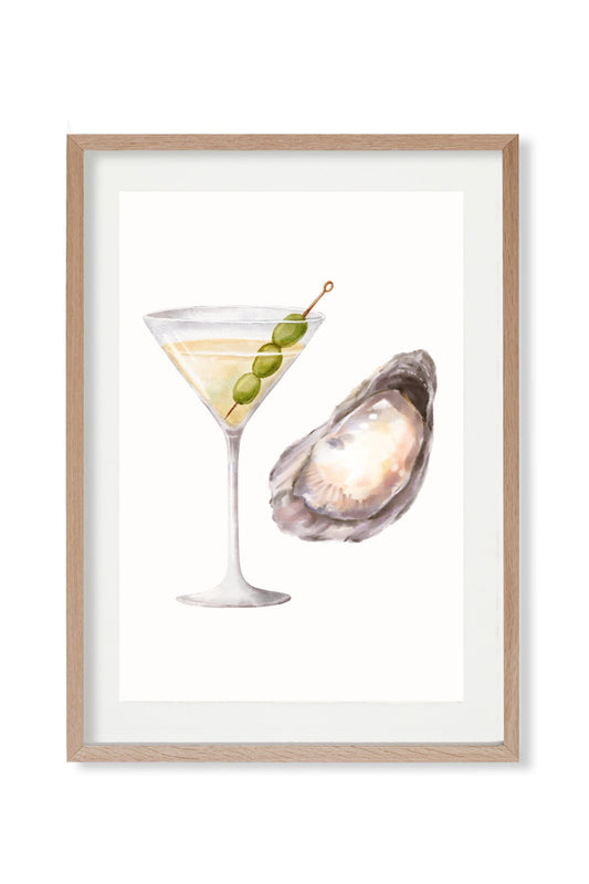 Martini & Oysters 8x10