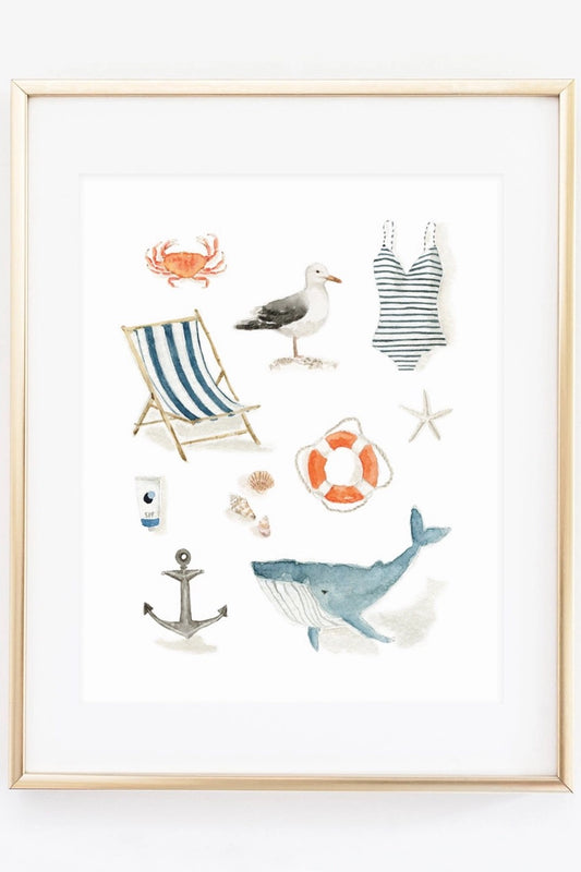 Seaside Art Print