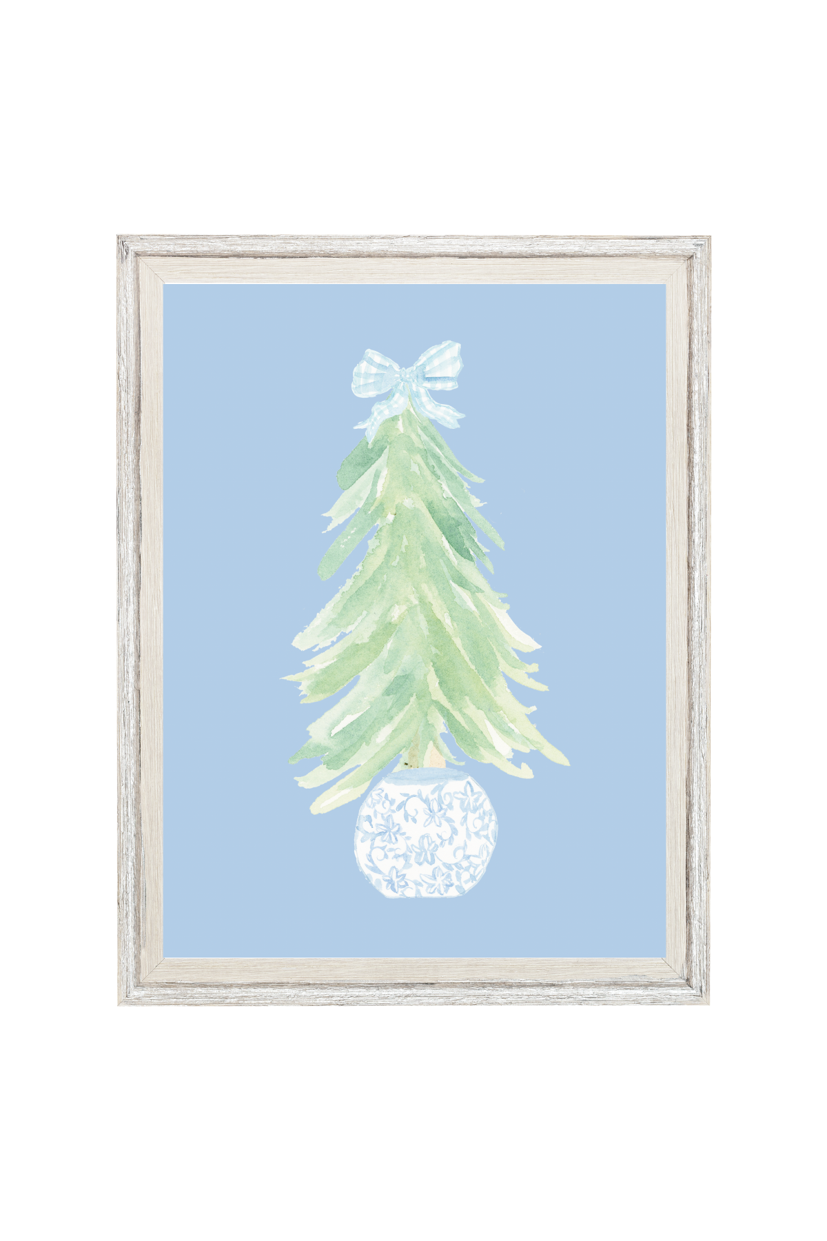 Blue Ginger Jar Tree 8x10 Print