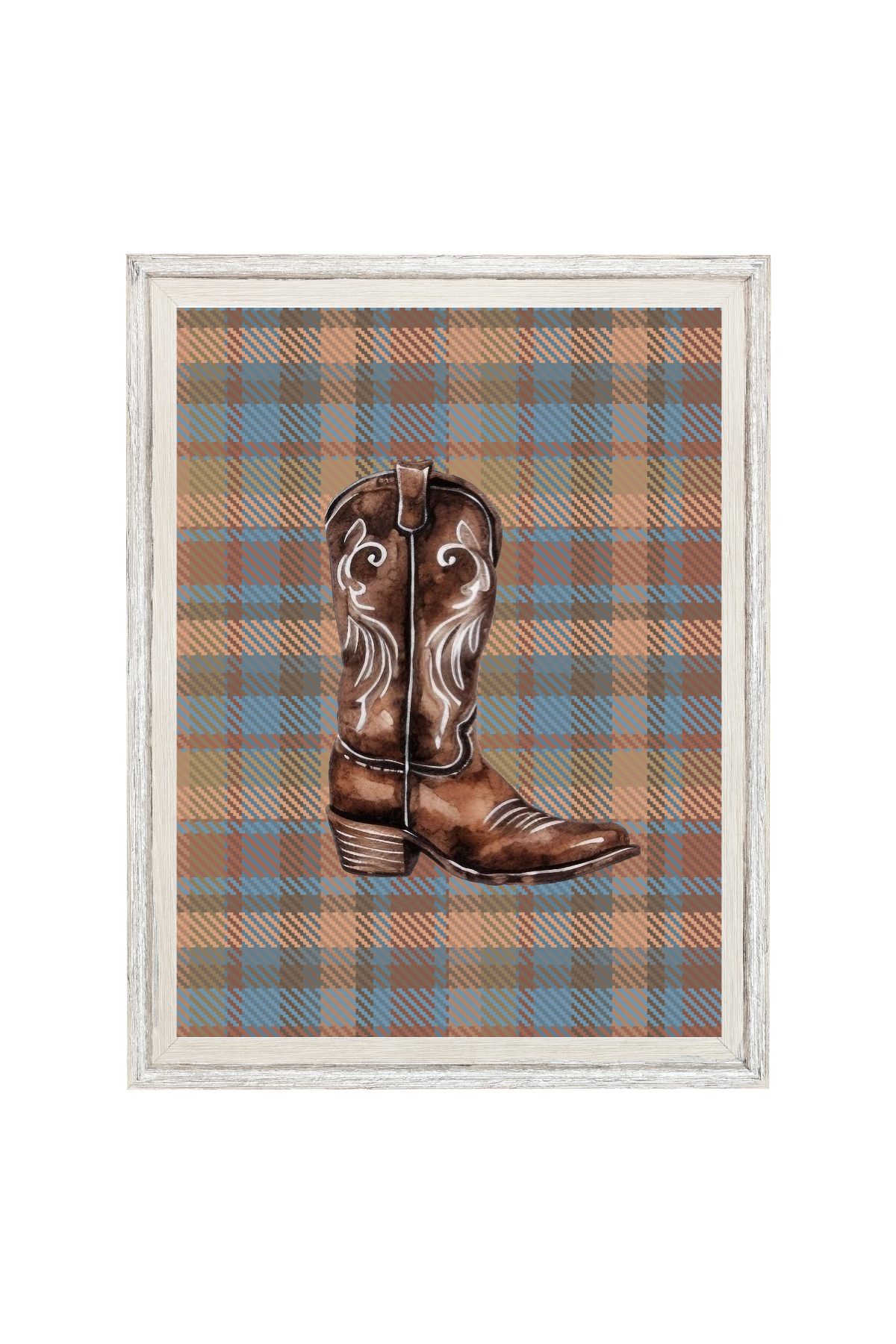 Cowgirl Plaid 8x10 Print