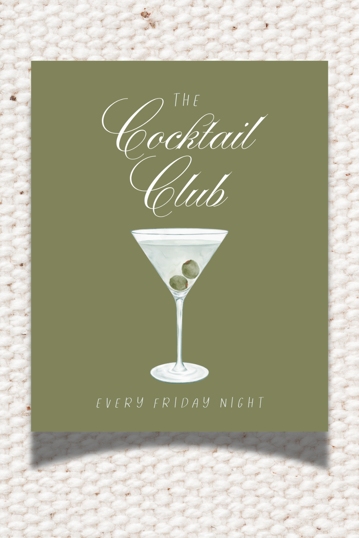 Cocktail Club 8x10