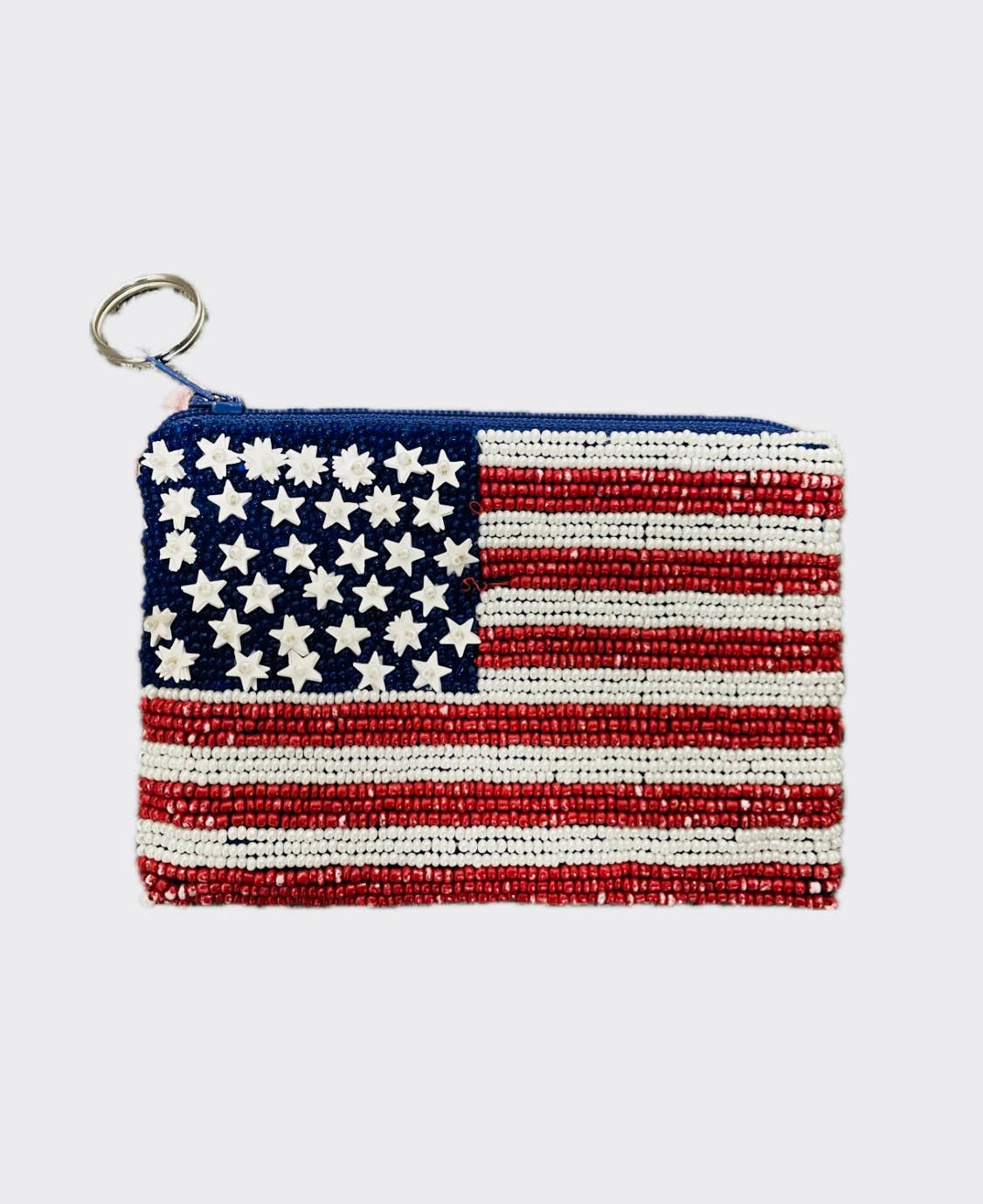 USA Beaded Coin Purse