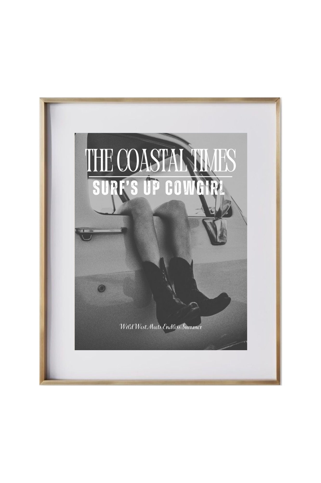 Coastal Cowgirl Magazine Print 8x10