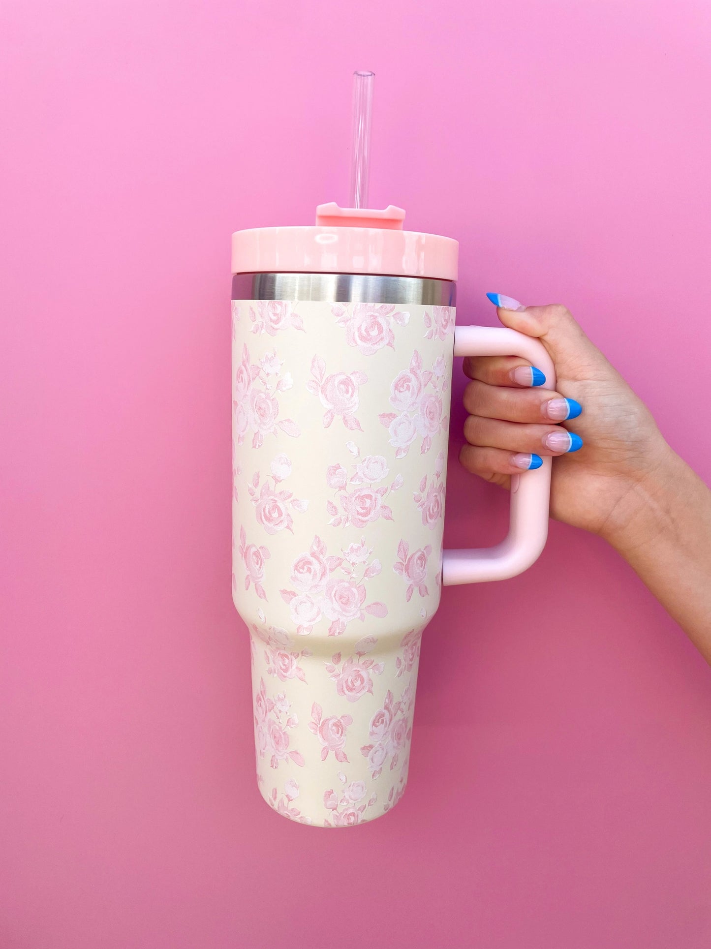 Flower Child Floral Tumbler