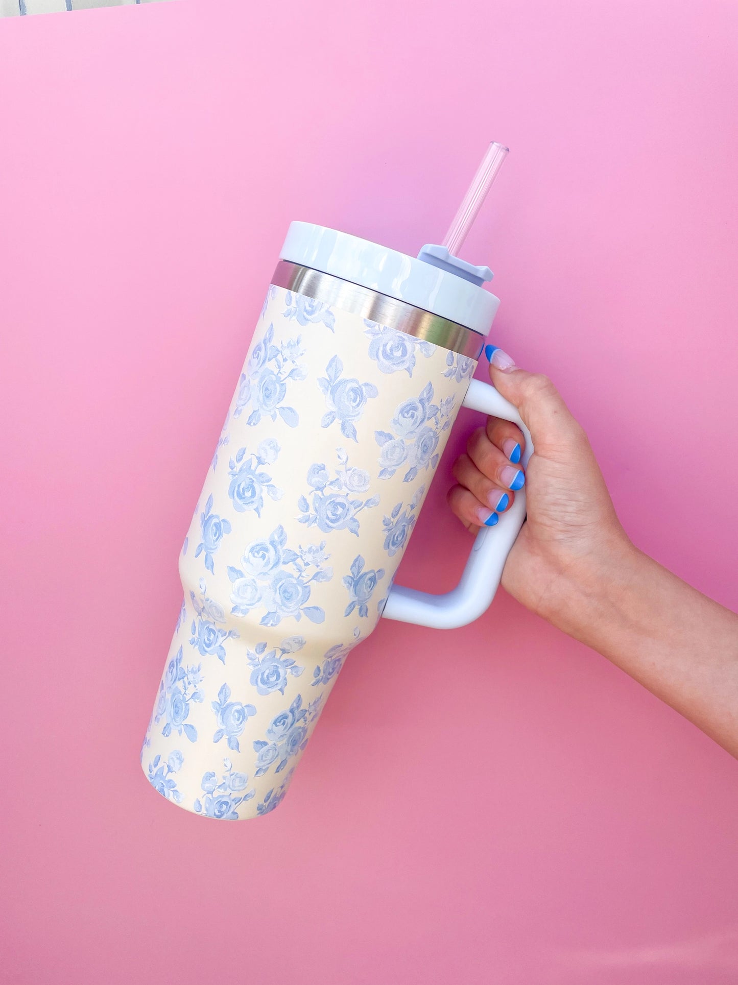 Flower Child Floral Tumbler