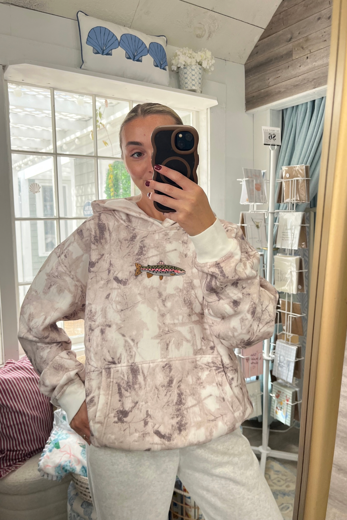 Camo Trout Hoodie