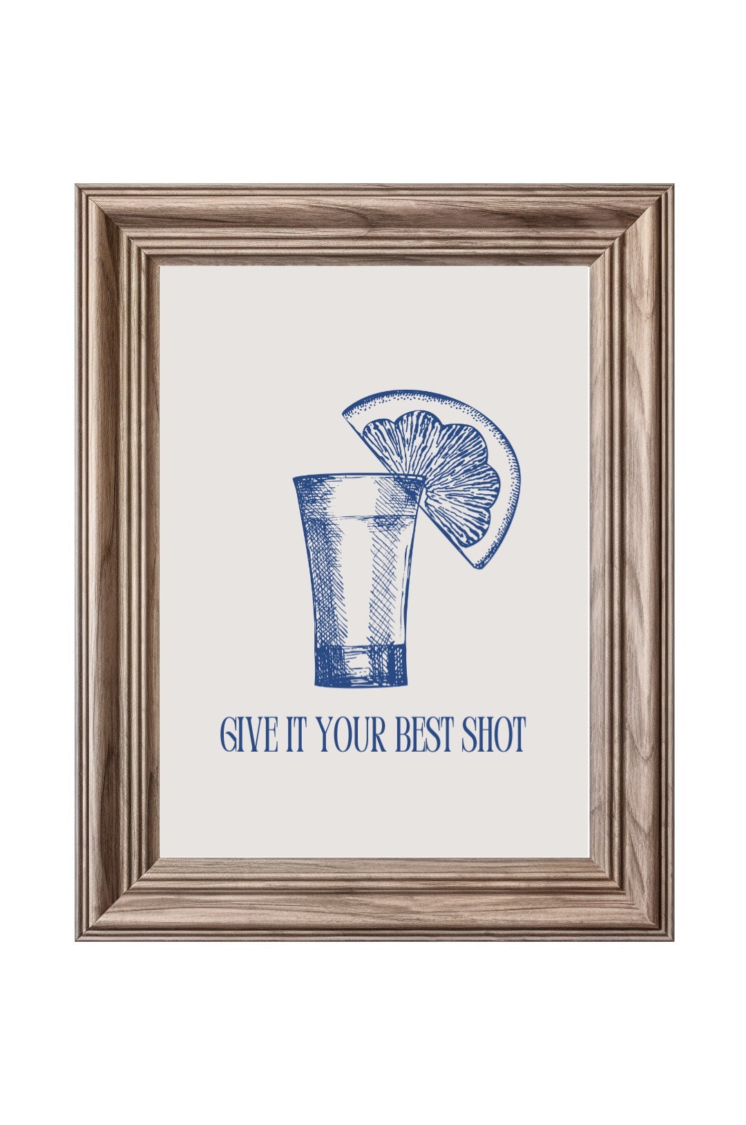 Your Best Shot Blue 8x10