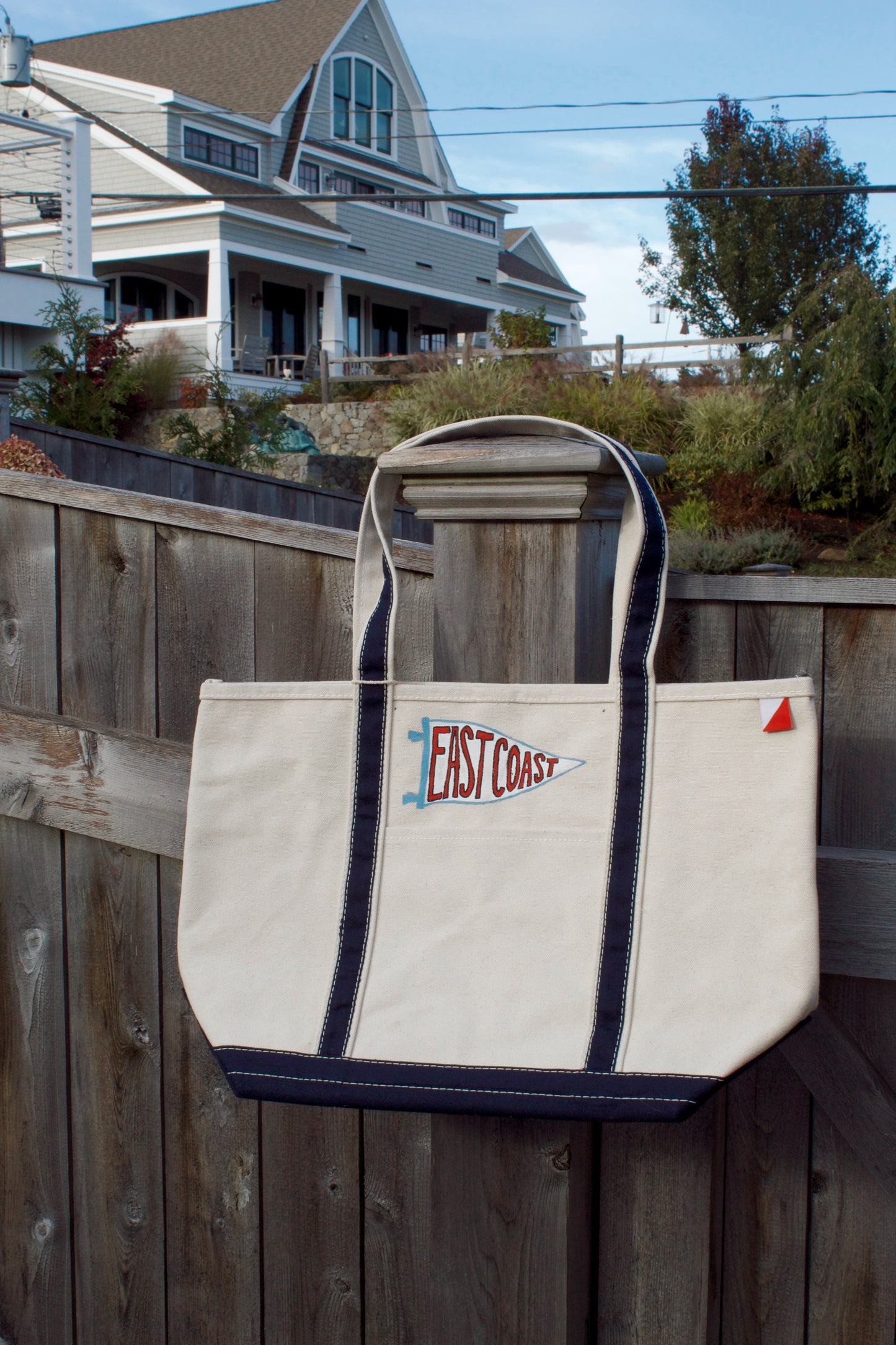East Coast Pennant Hand Painted Shore Bag (Large)
