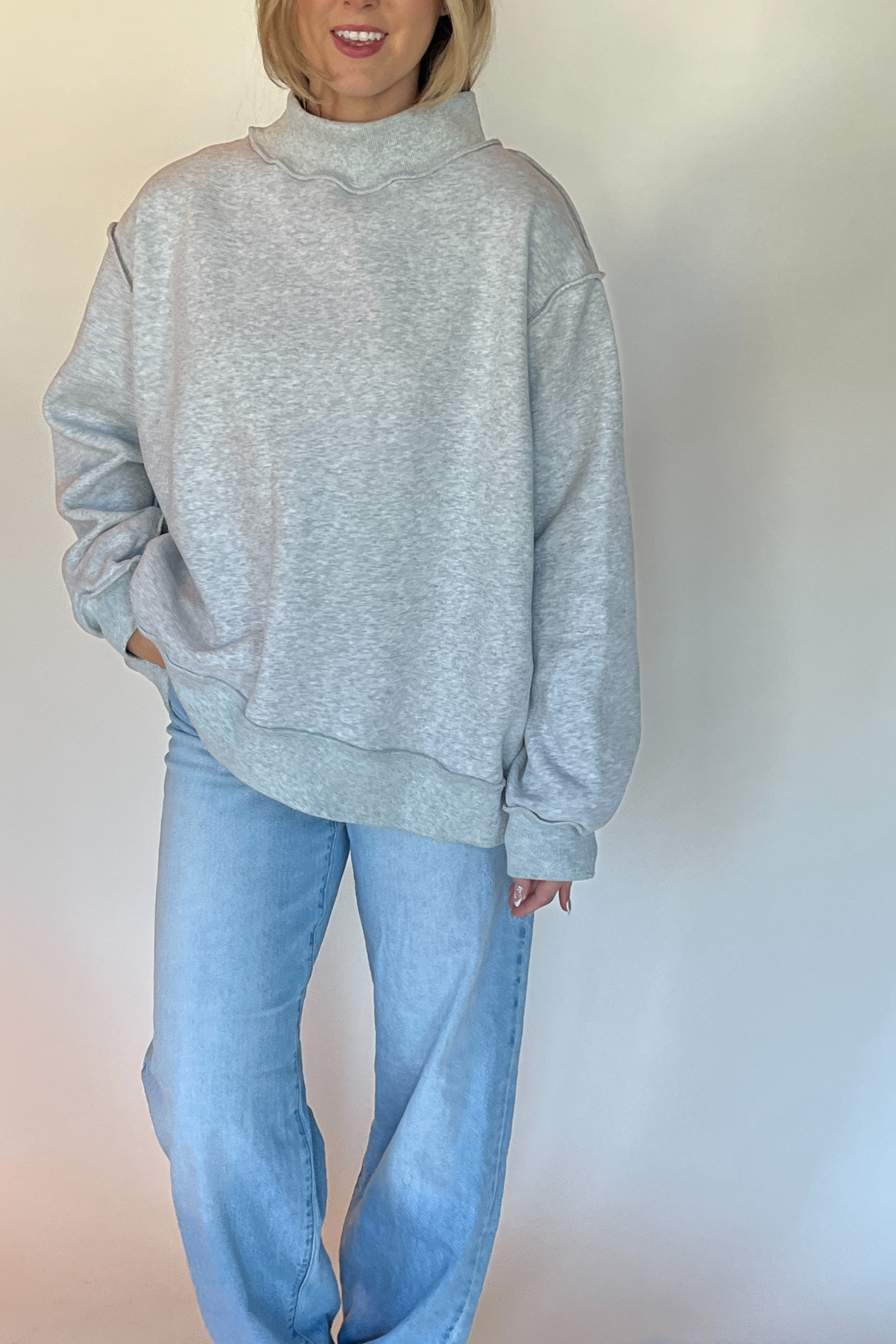 The Harbor Mock Neck