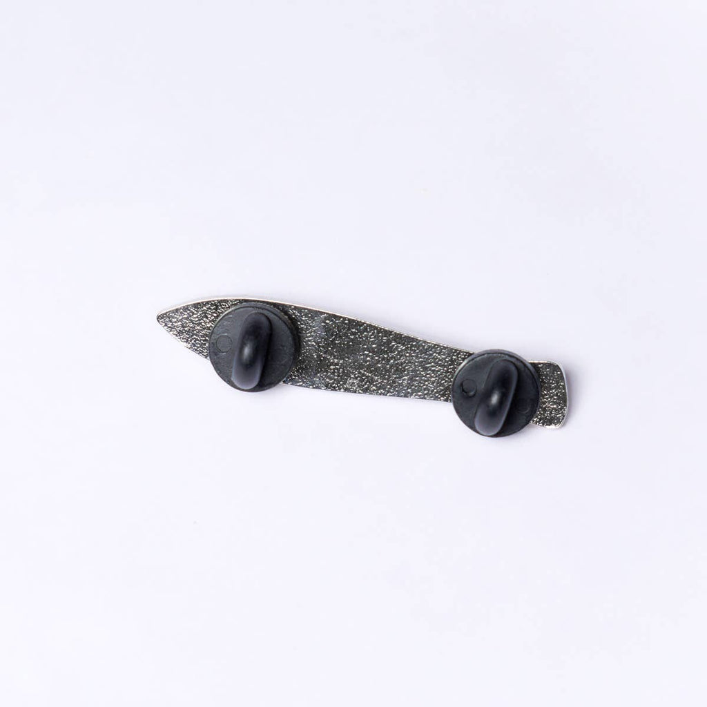 Sardine Fish Silver Metal Pin