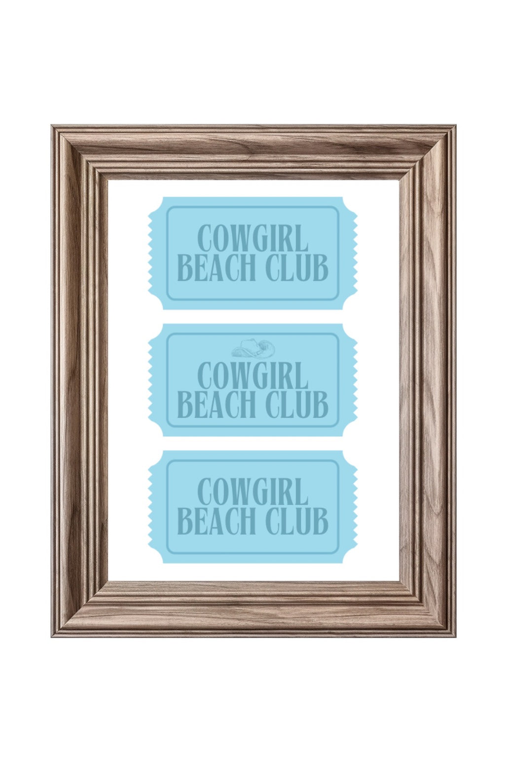 Cowgirl Beach Club 8x10