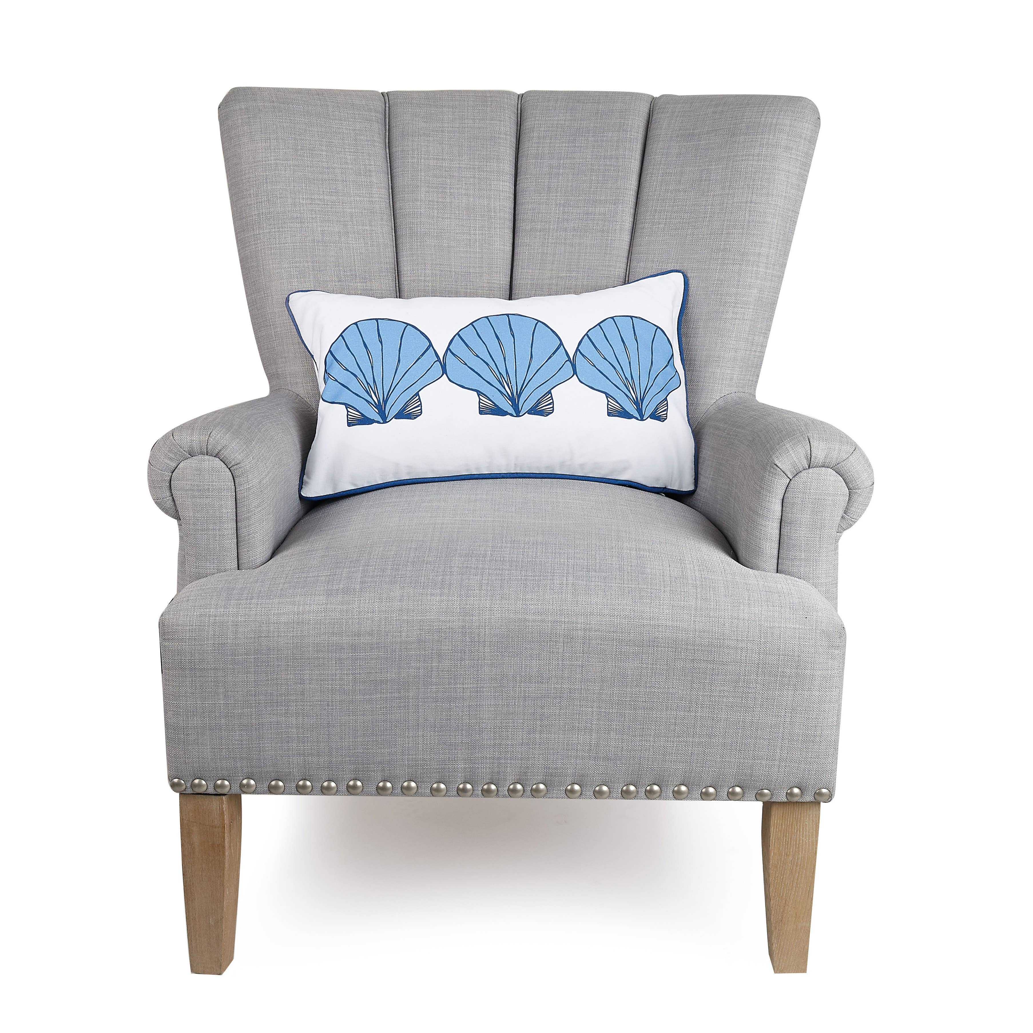 Scallops Printed Pillow - Kate Nelligan