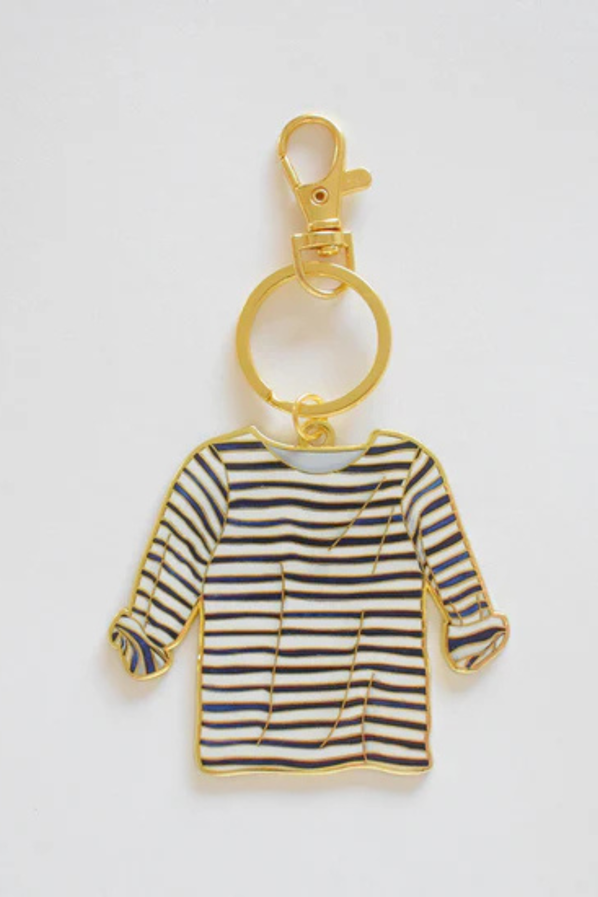 Striped Shirt Bag Charm