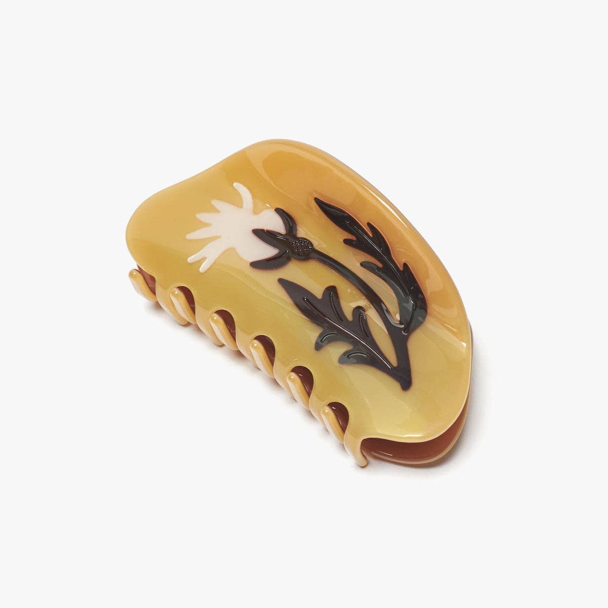 Fall Rosehip Flower Claw Clip