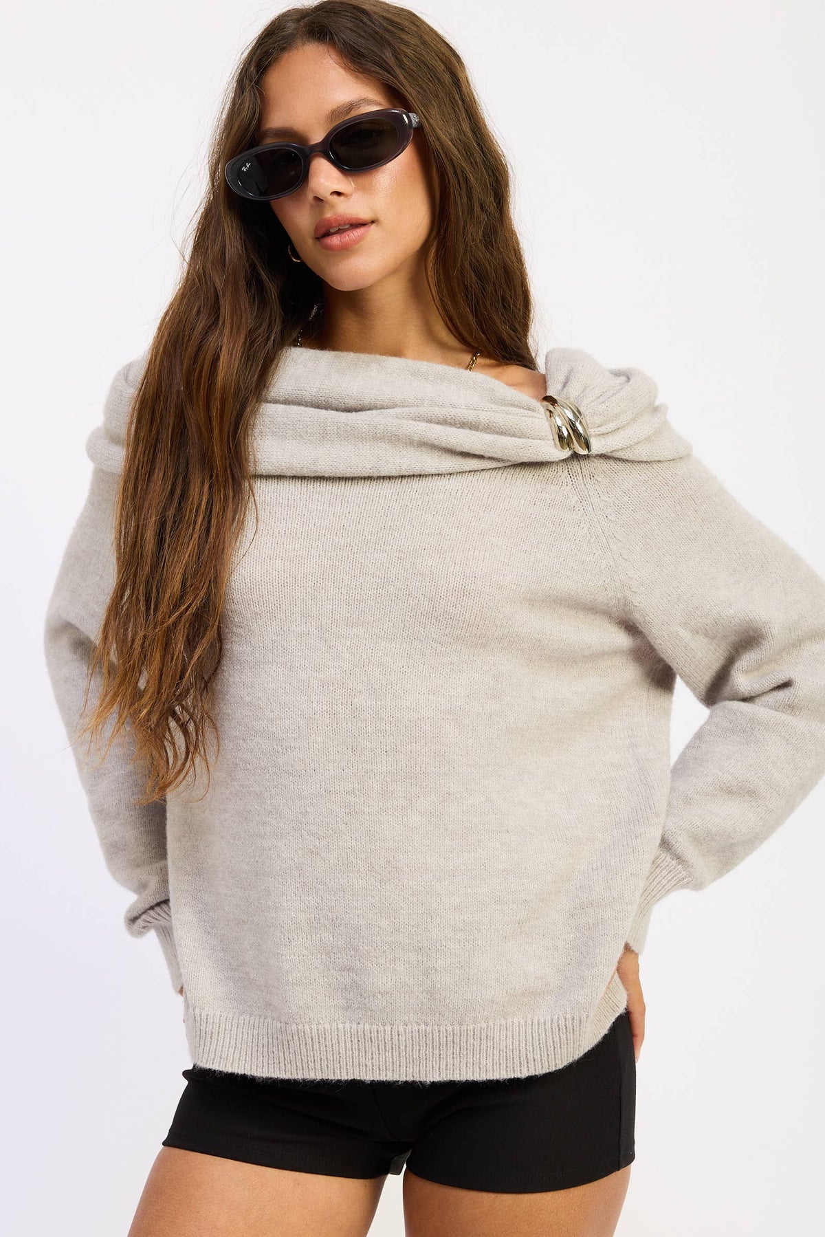 Onset Off Shoulder Knit