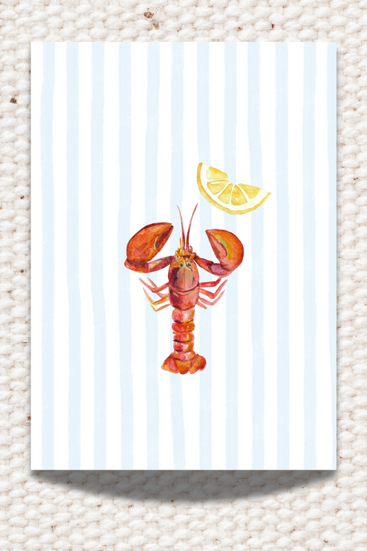 Striped Lobster 8x10