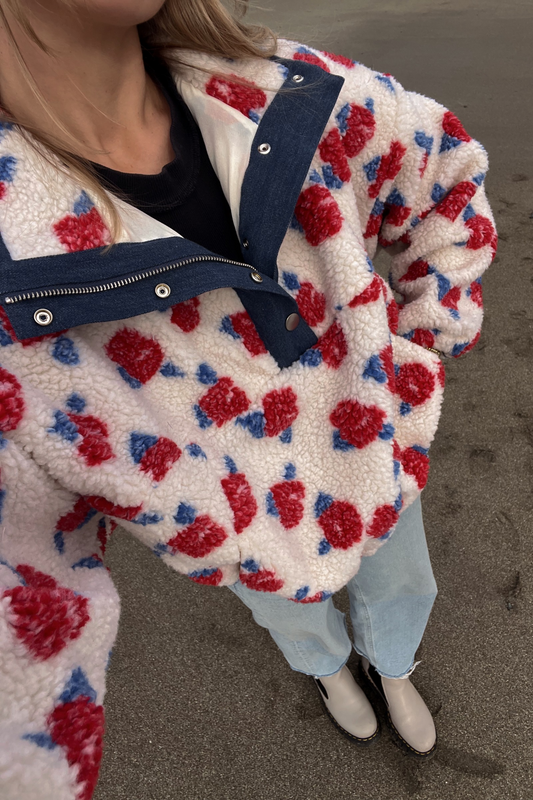 Nights at Nubble Denim Sherpa