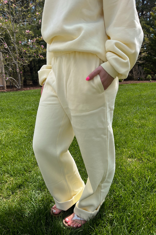 Butter Yellow Sweatpants