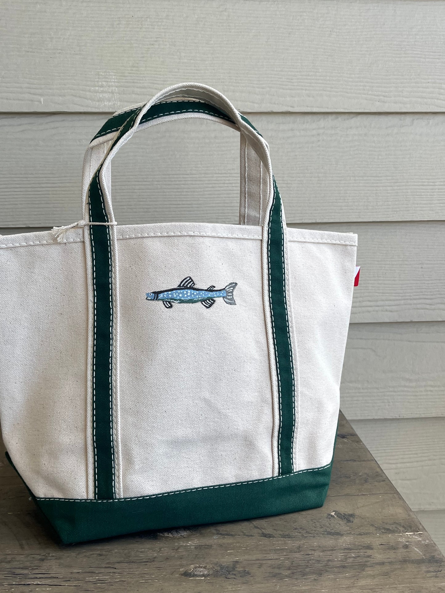Fisherman Original Hand Painted Shore Bag