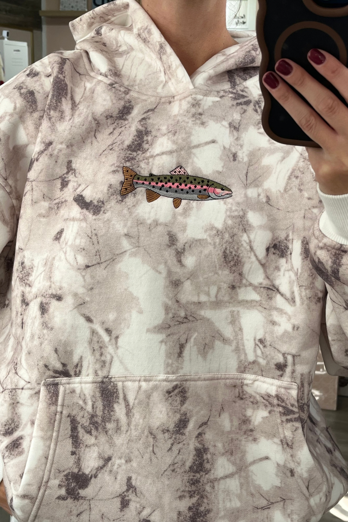 Camo Trout Hoodie