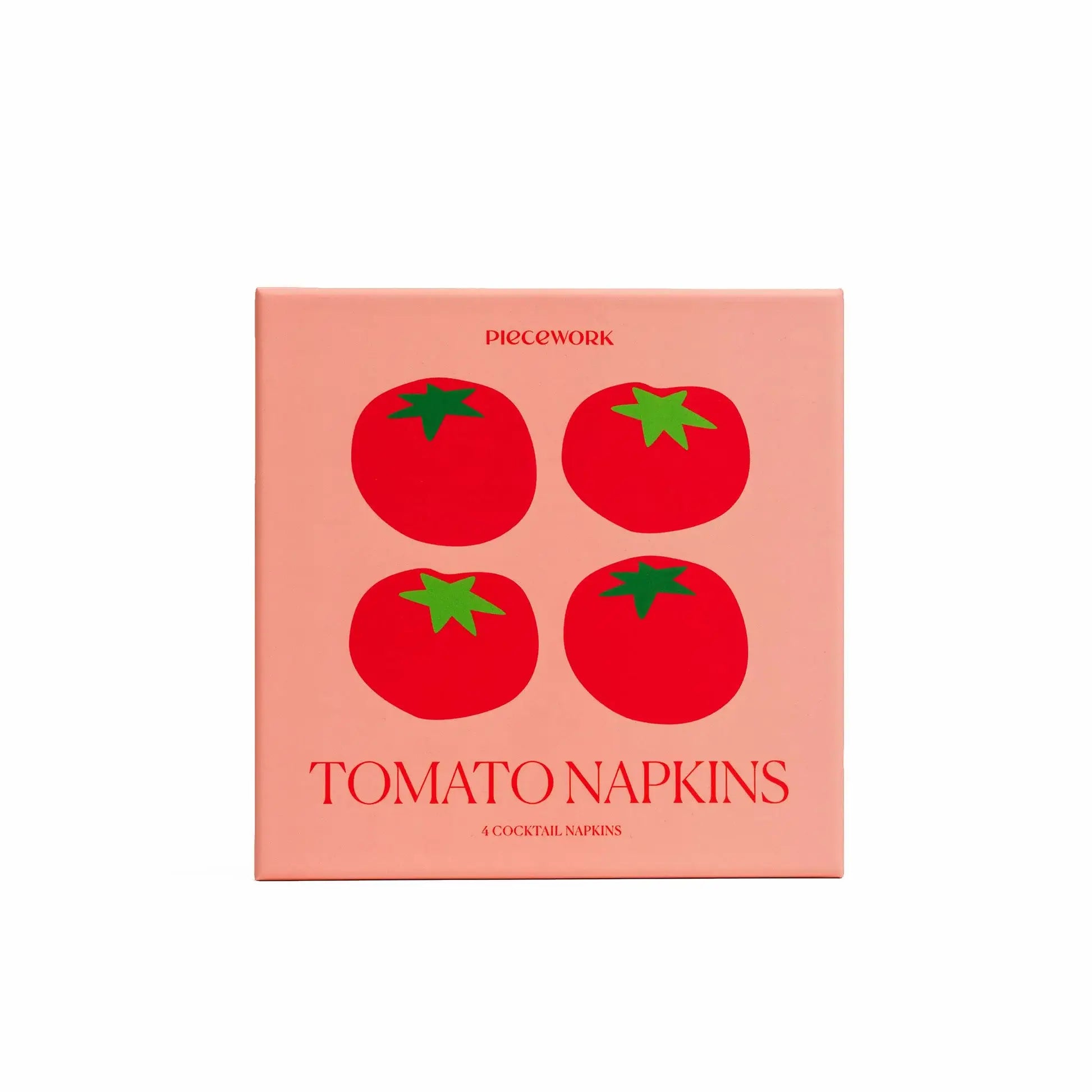 Tomato Cocktail Napkins - Set of 4