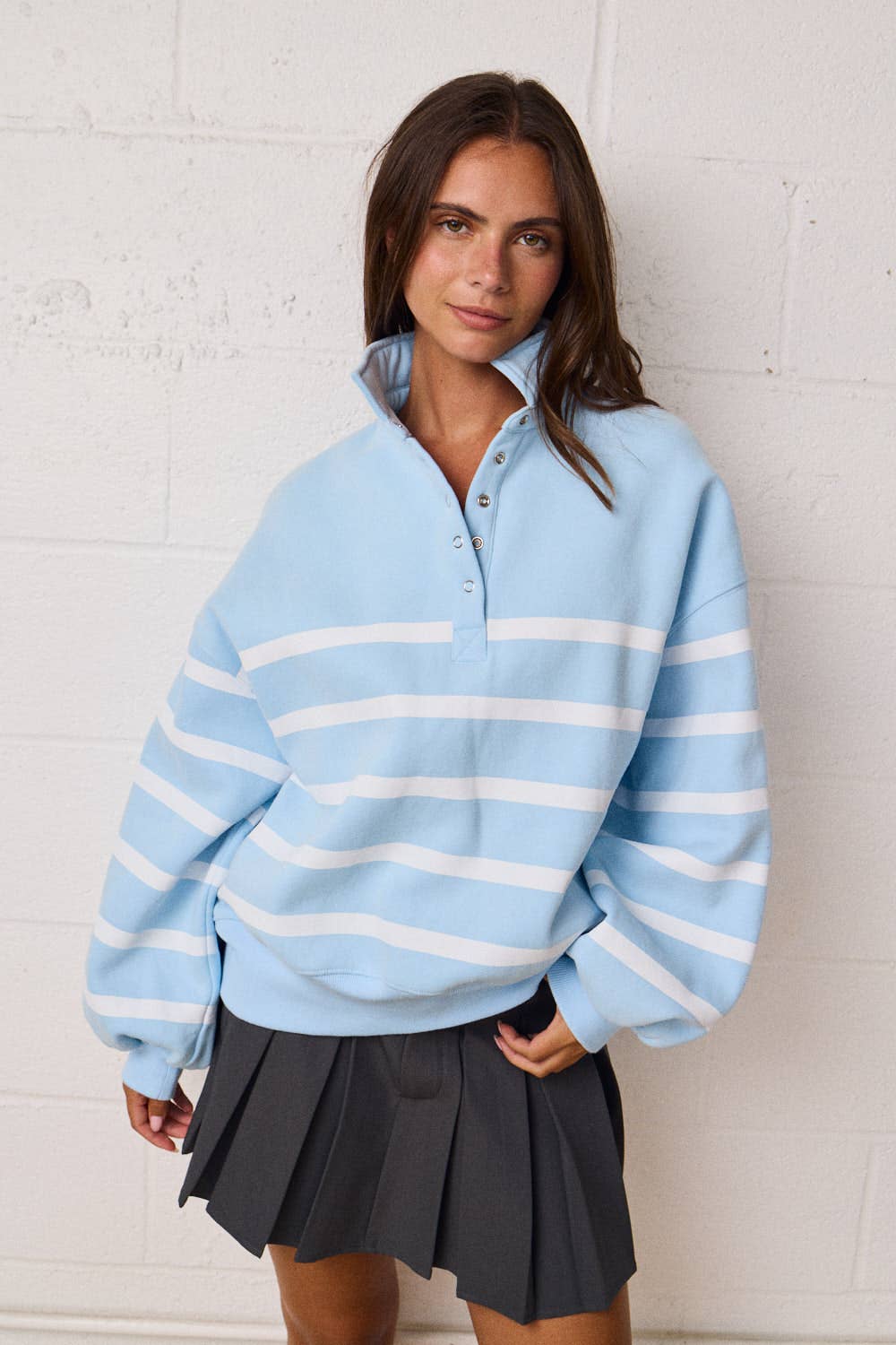 Addison Stripe Pullover