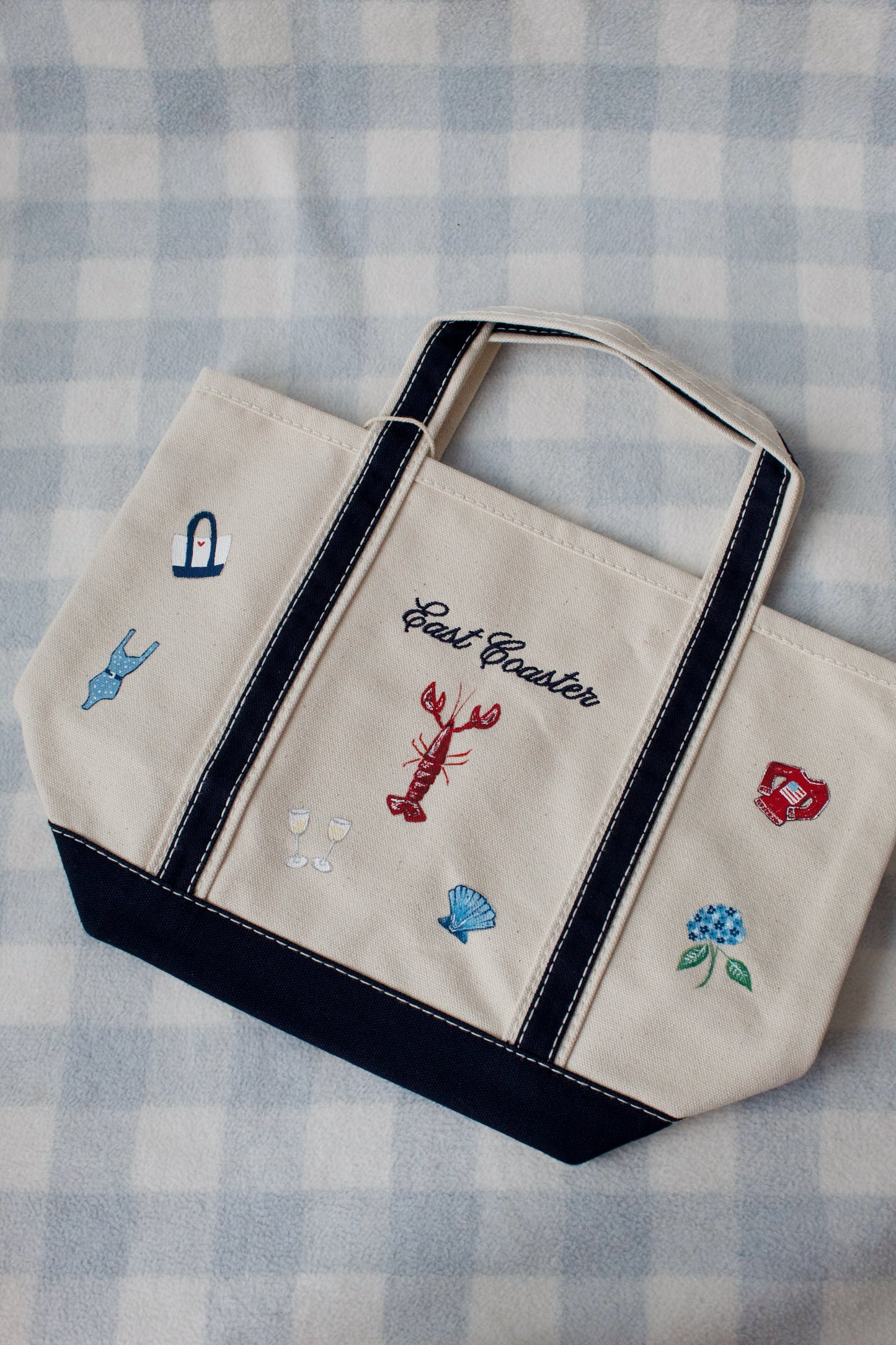 East Coaster Embroidered Tote