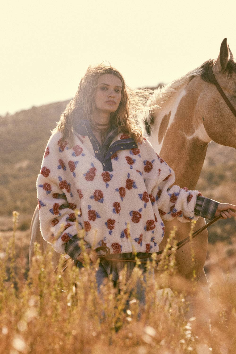 Nights at Nubble Denim Sherpa