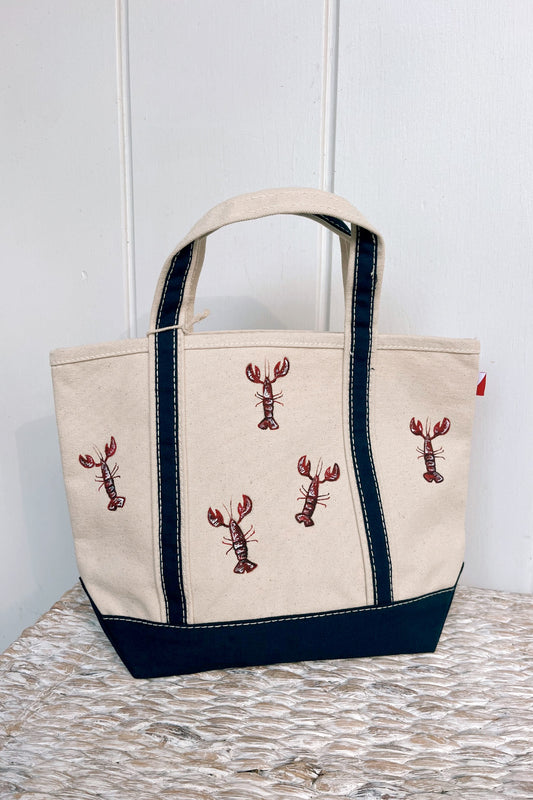 Little Lobsters Hand Painted Shore Bag