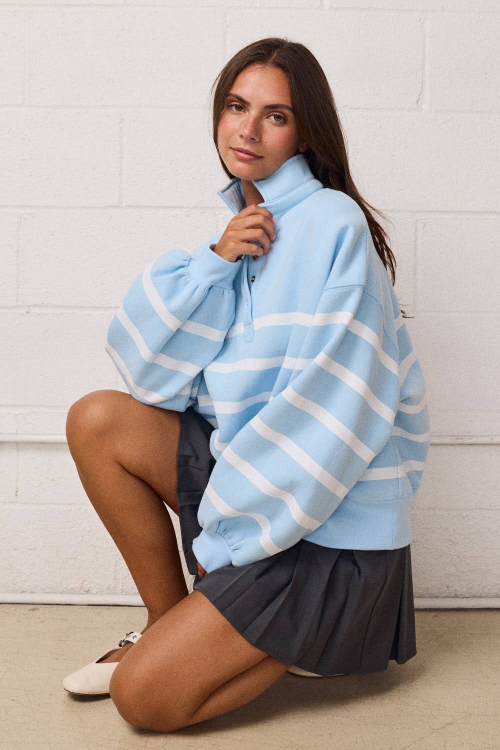 Addison Stripe Pullover