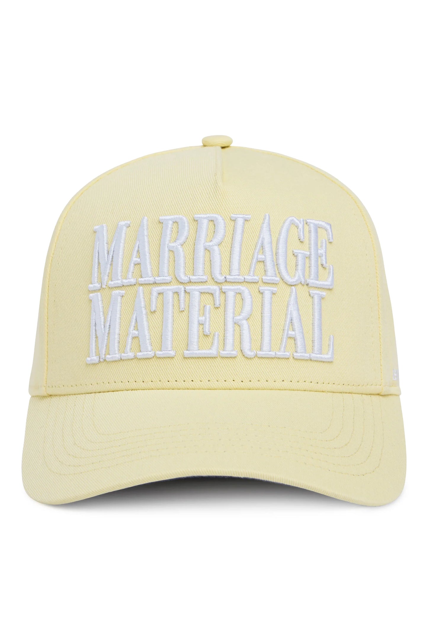 Marriage Material Trucker Hat – Yellow