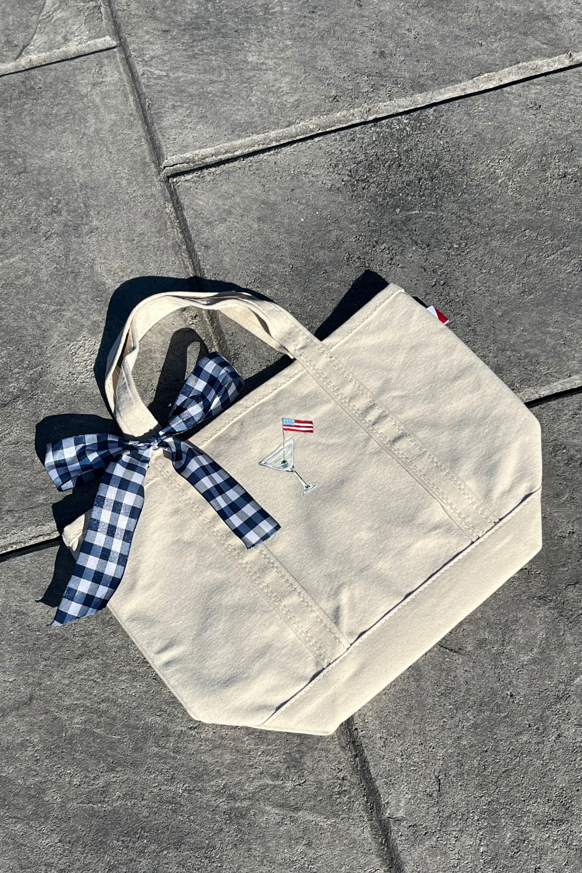 Martini Original Hand Painted Tote Bag