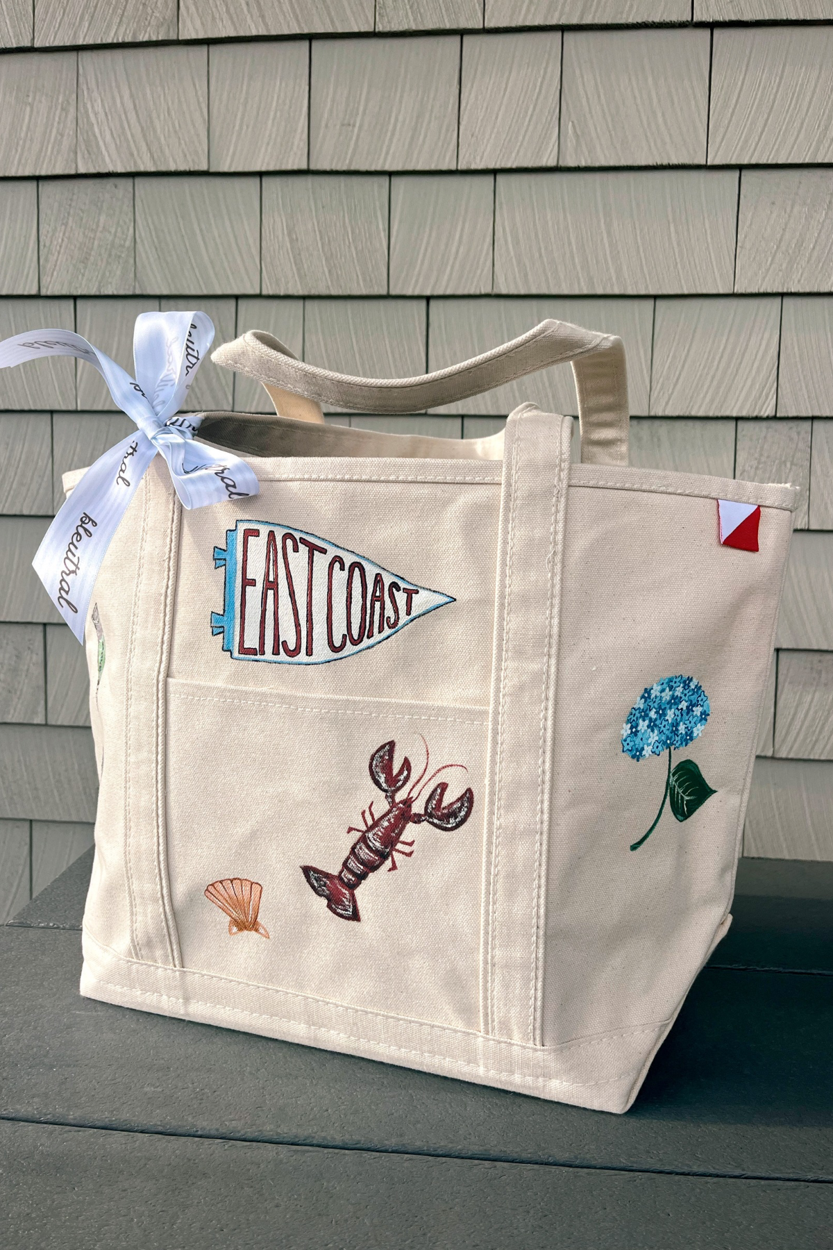 East Coast Pennant Hand Painted Shore Bag (Large)