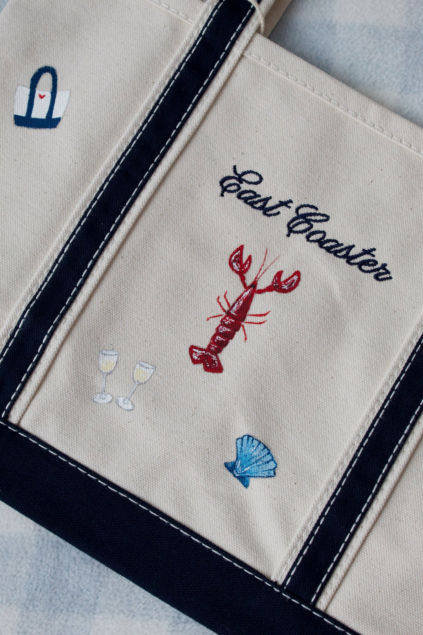 East Coaster Embroidered Tote