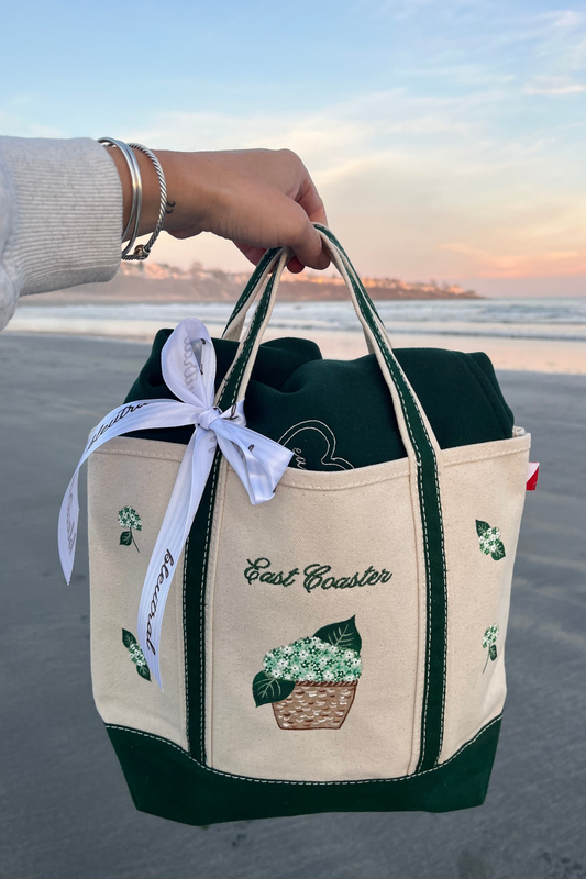 East Coaster Green Hydrangea Tote