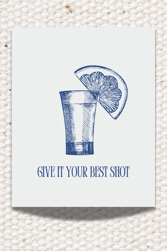 Your Best Shot Blue 8x10