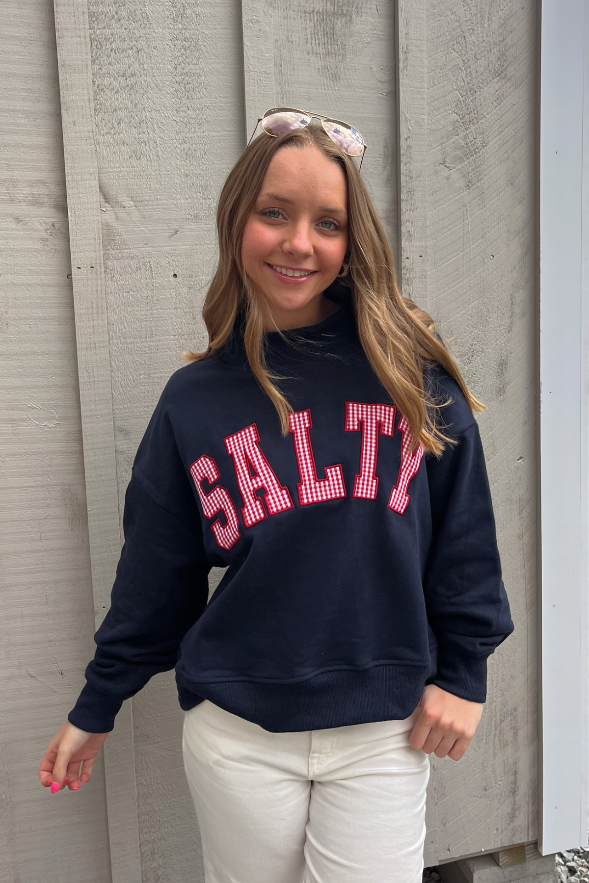 The Salty Sailor Mock Neck