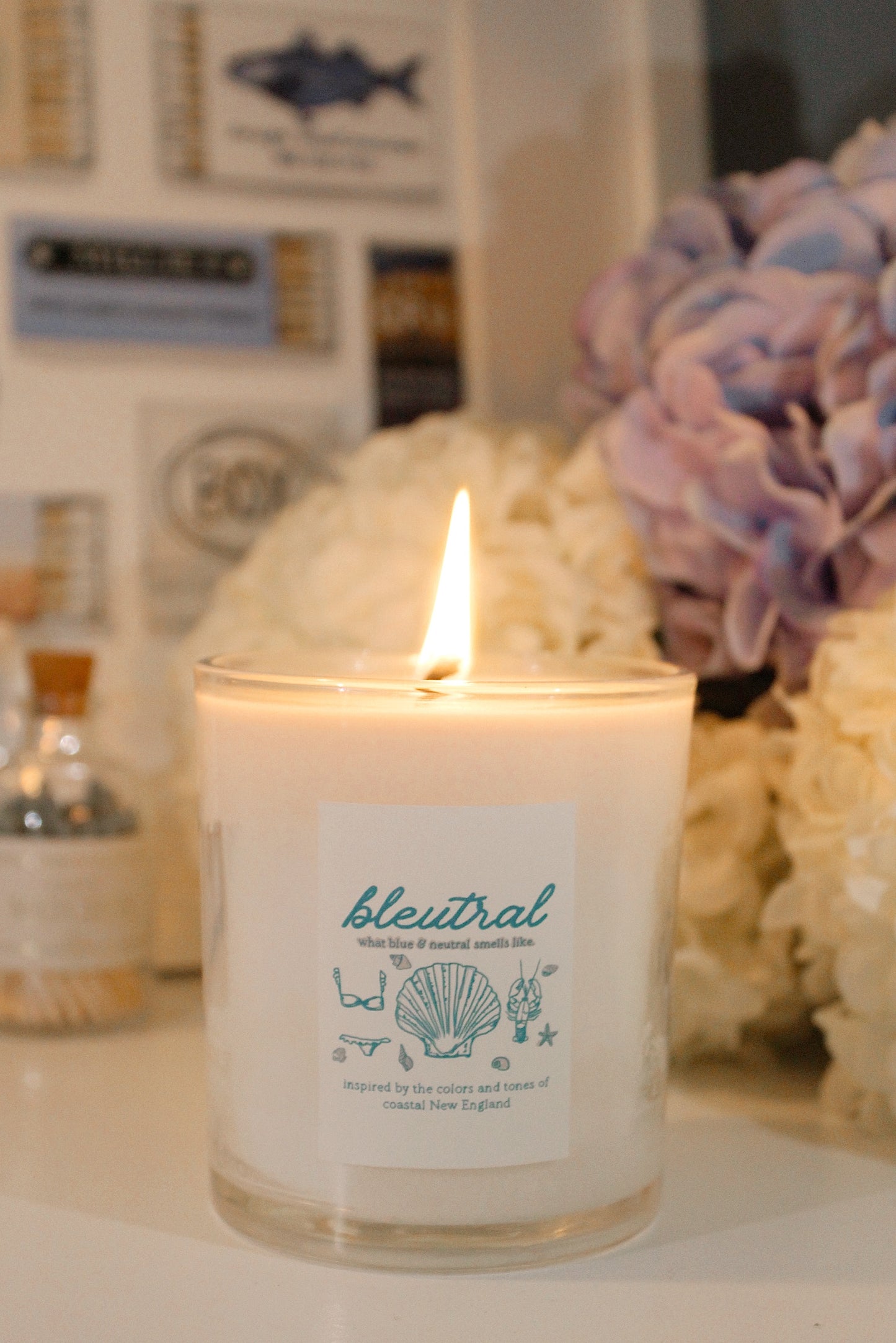 Bleutral Candle