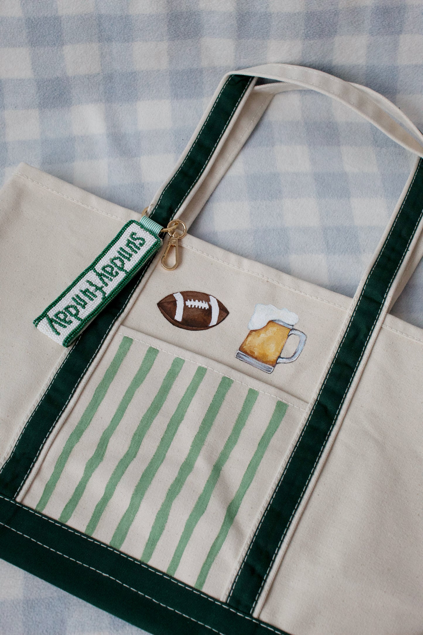 Sunday Funday Large Shore Bag + Bag Charm