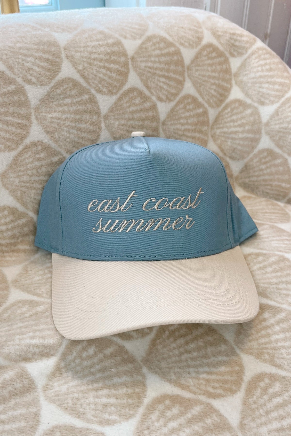 East Coast Summer Western Blue Trucker Hat