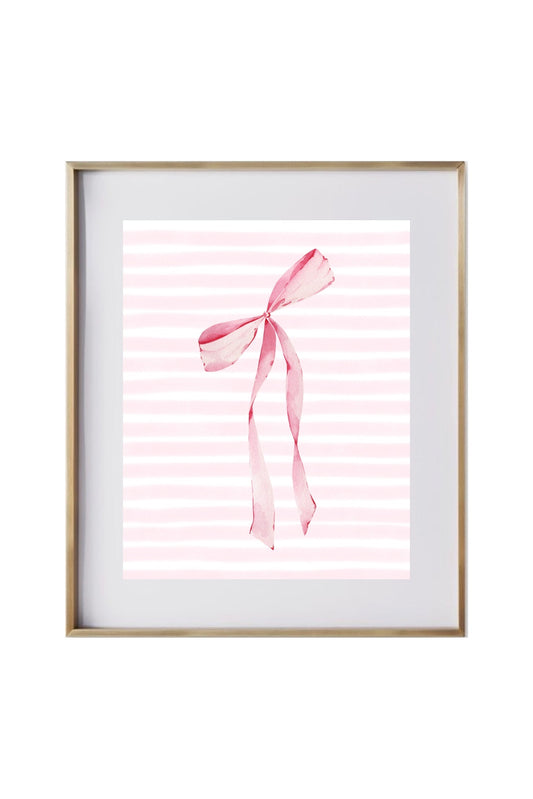 Pink Bow 8x10