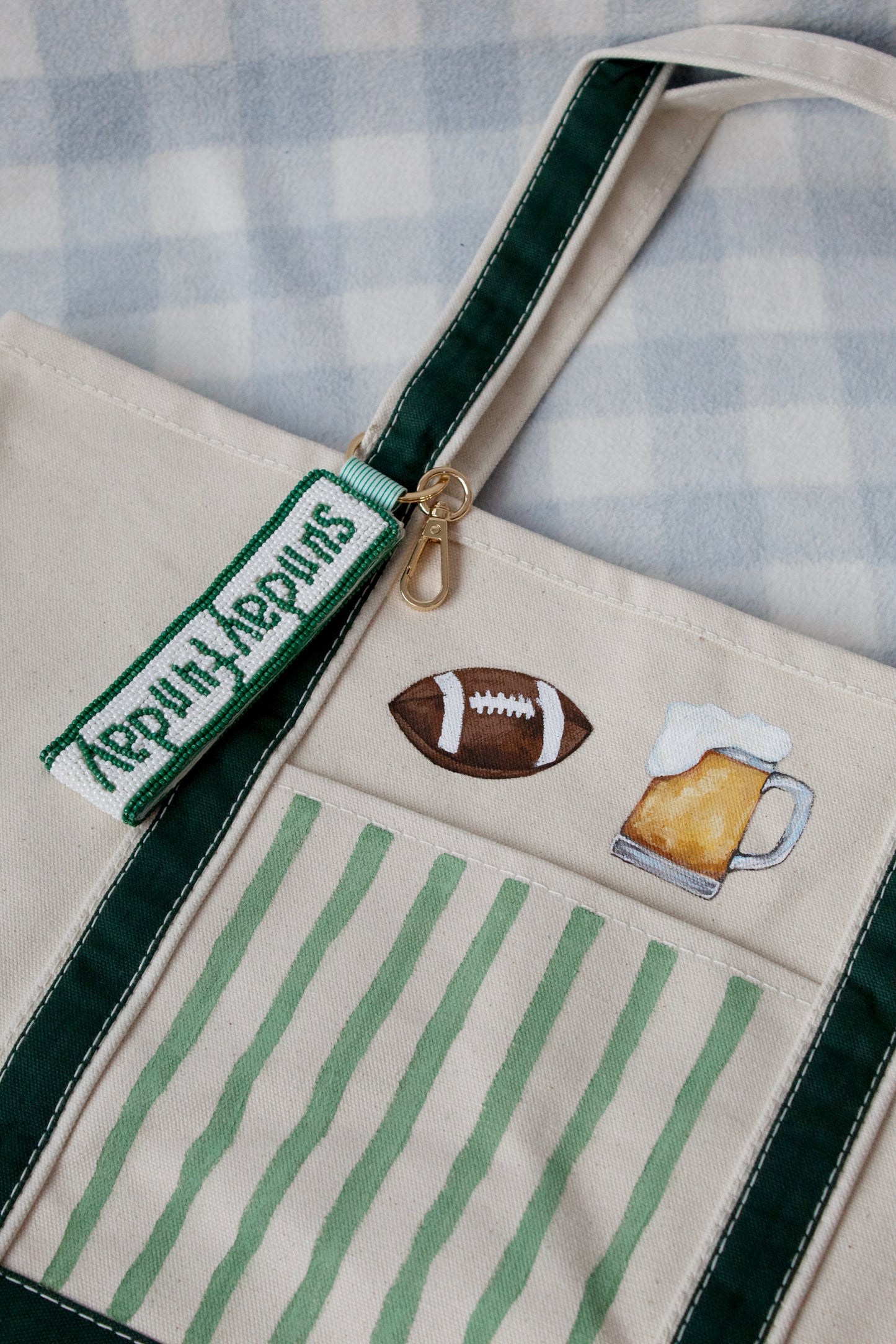 Sunday Funday Large Shore Bag + Bag Charm